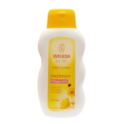 Weleda Baby & Kind, Calendula Pflegemilch (Mleczko pielęgnacyjne z nagietkiem dla dzieci i niemowląt)
