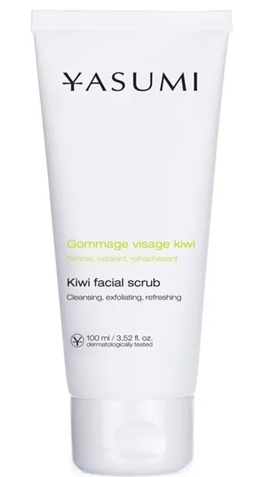 Yasumi Kiwi Facial Scrub (Peeling gruboziarnisty do twarzy z kiwi)