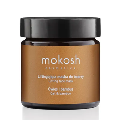 Mokosh Cosmetics Liftingująca maska do twarzy `Owies i bambus`