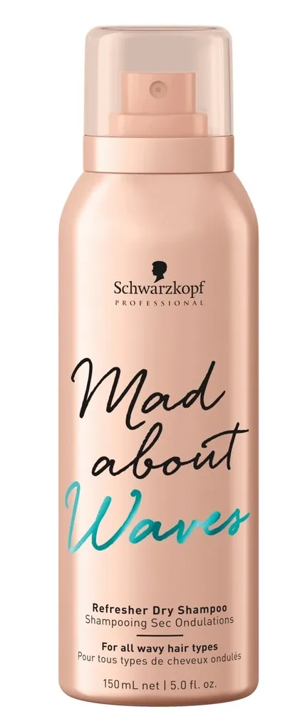 Schwarzkopf Professional Mad About Waves, Refresher Dry Shampoo (Suchy szampon do włosów falowanych)