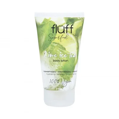 Fluff Superfood, Lime Ice Tea Body Lotion (Balsam do ciała `Mrożona herbata z limonką`)