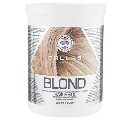 Dalas Cosmetics Blonde Highlight Mask (Nawilżająca maska do włosów blond)