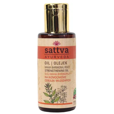 Sattva Ayurveda Maha Bhringraj Strenghtening Hair Oil (Olejek wzmacniający)