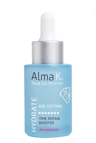 Alma K Dead Sea Minerals, Hydrate Age-defying Time Repair Booster with Bakuchiol (Booster regenerujący do twarzy)