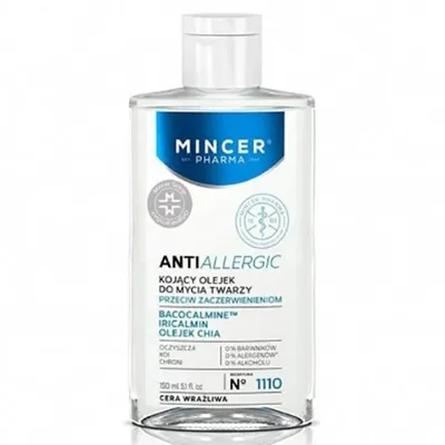 Mincer Pharma AntiAllergic, Kojący olejek do mycia twarzy No. 1110