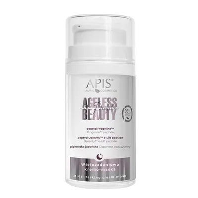 Apis Ageless Beauty with Progeline, Wielozadaniowa kremo-maska na noc z progeliną