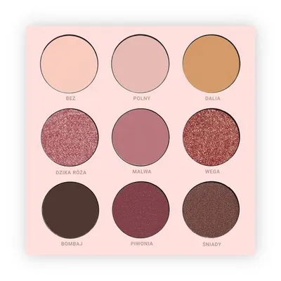 Glam Shop GlamBOX, Paleta cieni do powiek `Zarumieniona`