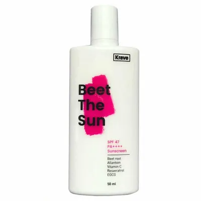 Krave Beauty The Beet Sun, Sunscreen SPF 47 PA ++++ (Antyoksydacyjna emulsja ochronna z filtrem)