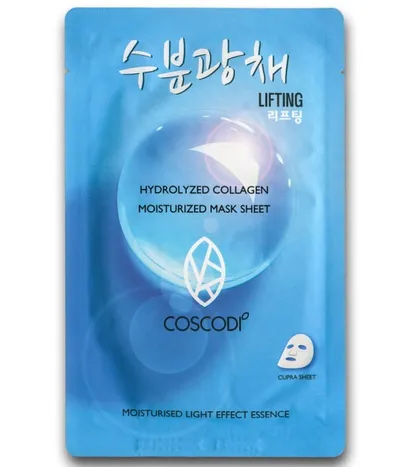 Coscodi Lifting Hydrolyzed Collagen Moisturized Mask Sheet (Nawilżająco-liftingująca maseczka do twarzy)