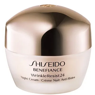 Shiseido Benefiance, Wrinkle Resist 24 Night Cream (Krem nawilżający na noc przeciwzmarszczkowy)