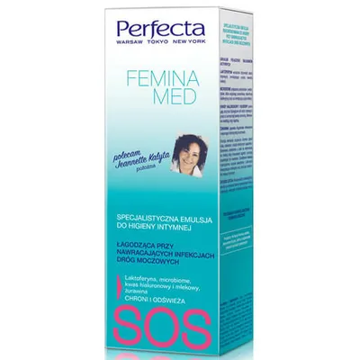 Perfecta Femina Med, Specjalistyczna emulsja do higieny intymnej łagodząca przy nawracających infekcjach dróg moczowych