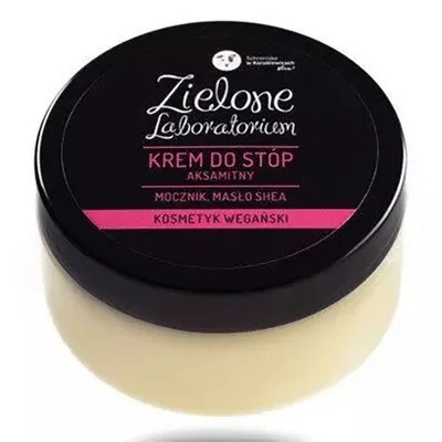 Zielone Laboratorium Aksamitny krem do stóp z mocznikiem i masłem shea