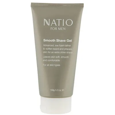 Natio For Men, Smooth Shaving Gel (Łagodny żel do golenia dla mężczyzn)