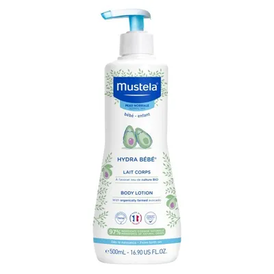 Mustela Hydra Bebe, Lait Corps (Mleczko do ciała z organicznym awokado)