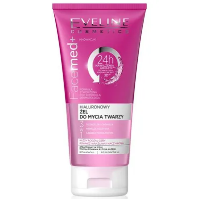 Eveline Cosmetics Facemed +, Hialuronowy żel do mycia twarzy 3 w 1