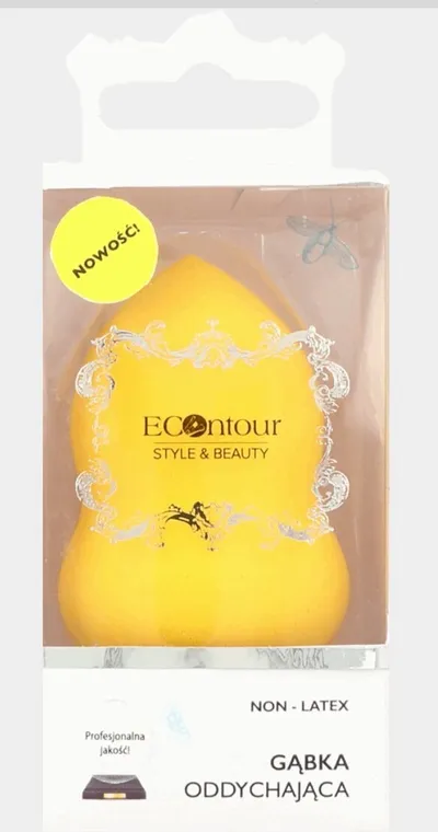 ECOntour Brush Factory Style & Beauty, Gąbka oddychająca do aplikacji podkładu i korektora