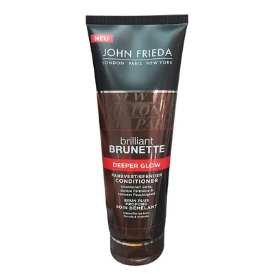 John Frieda Brillant Brunette, Deeper Glow Farbvertiefender Conditioner (Odżywka podkreślająca kolor włosów dla brunetek)