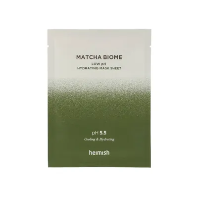 Heimish Matcha Biome, Hydrating Sheet Mask (Nawilżająca maseczka do twarzy w płachcie)