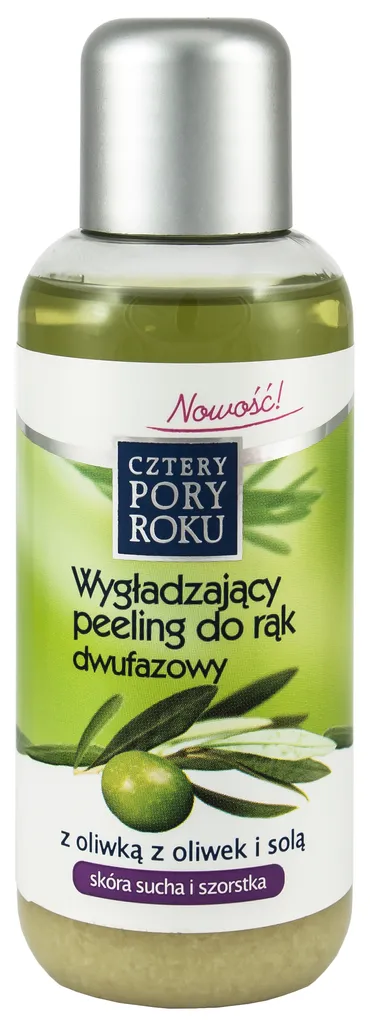 Cztery Pory Roku Wygładzający peeling do rąk dwufazowy z oliwką z oliwek i solą