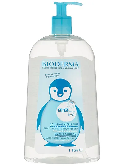 Bioderma ABC Derm, H20 (Płyn micelarny delikatnie oczyszczający wrażliwą skórę niemowląt i dzieci)