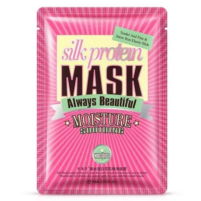 Images Always Beautiful Moisture Soothing, Silk Protein Mask (Maska w płachcie z proteinami jedwabiu)