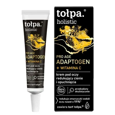 Tołpa Holistic, Pro Age Adaptogen, Krem pod oczy redukujący cienie i opuchnięcia