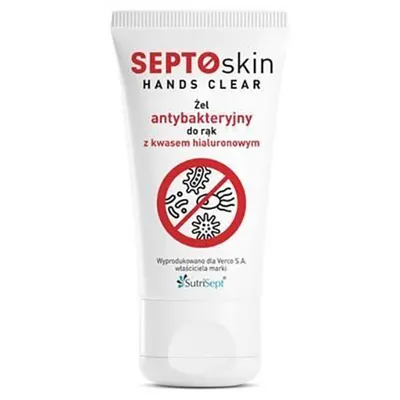 Verco S.A. SEPTOskin, Żel antybakteryjny do rąk z kwasem hialuronowym