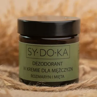 Sydoka Dezodorant w kremie dla mężczyzn - rozmaryn i mięta