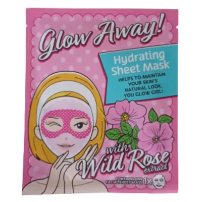 Mascot Europe BV Glow Away! Hydrating Sheet Mask with Wild Rose (Maseczka do twarzy z wyciągiem z dzikiej róży)