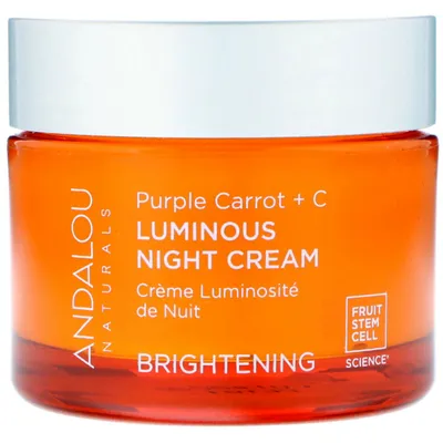 Andalou Naturals Purple Carrot + C, Luminous Night Cream (Rozświetlający krem na noc)