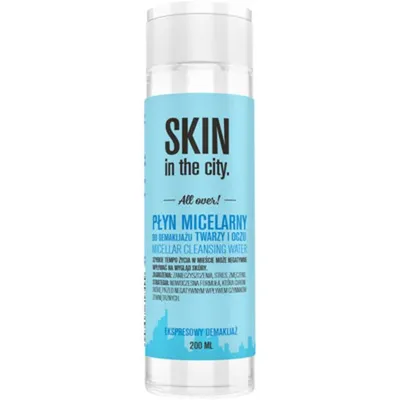 Skin in the City All Over, Micellar Cleansing Water (Płyn micelarny do demakijażu twarzy i oczu)