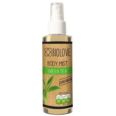Biolove Green Tea Natural Body Mist (Mgiełka do ciała `Zielona herbata`)