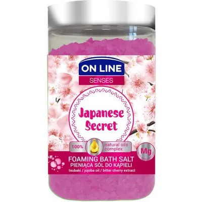 On Line Senses, Japanese Secret Foaming Bath Salt (Pieniąca sól do kąpieli)