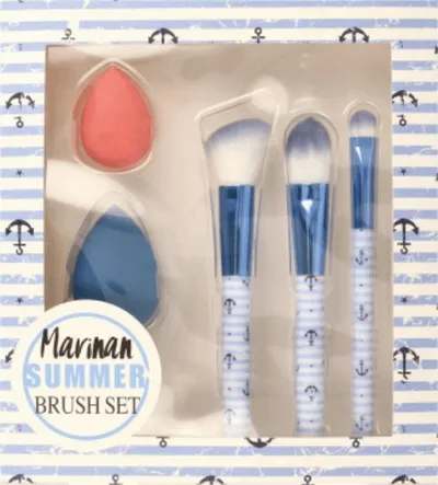 Rossmann Marinan Summer, Brush Set (Zestaw do makijażu)