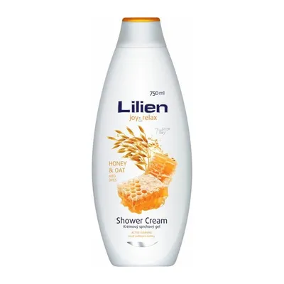 Lilien Joy Relax, Honey & Oat Shower Cream (Kremowy żel pod prysznic `Miód i owies`)