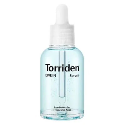 Torriden Dive-In, Low Molecular Hyaluronic Acid Serum (Serum nawilżające do twarzy z niskocząsteczkowym Kwasem Hialuronowym i Ceramidami)
