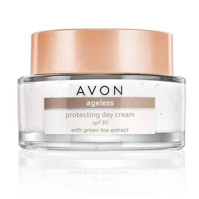 Avon True, Ageless Protecting Day Cream SPF 30 (Krem ochronny na dzień SPF30 z kapsułkami antyoksydantów)
