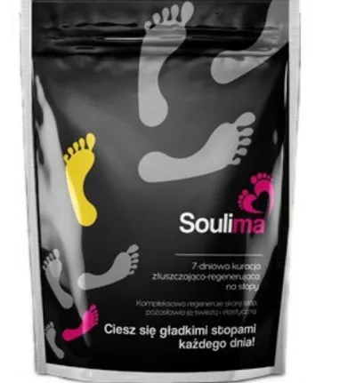 Soulima 7-dniowa kuracja złuszczająco-regenerująca na stopy