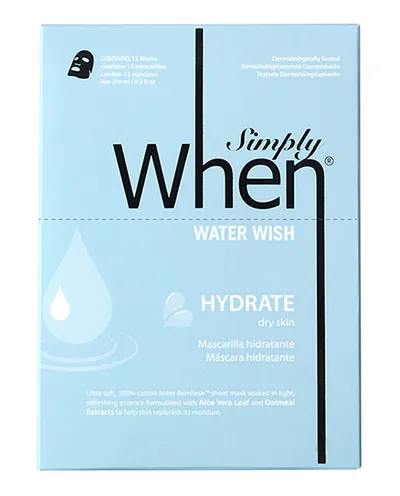 When Simply When, Water Wish Sheet Mask (Maska w płachcie)