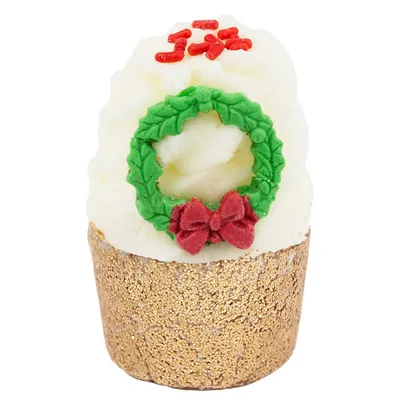 Bomb Cosmetics Jingle All The Way, Bath Mellow (Babeczka do kąpieli)