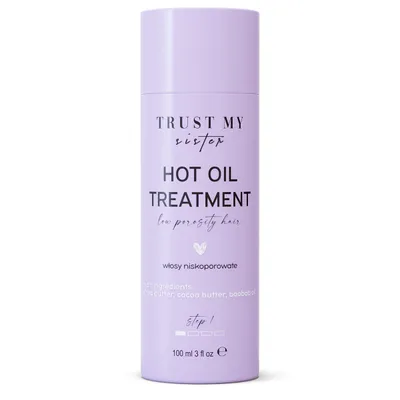 Trust My Sister Low Porosity Hair, Hot Oil Treatment (Olej do włosów niskoporowatych)