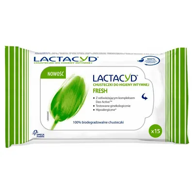 Lactacyd Fresh, Chusteczki do higieny intymnej