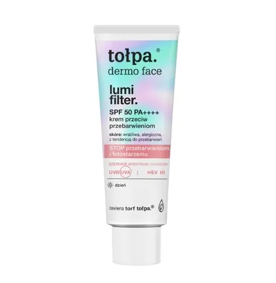 Tołpa Dermo Face, Lumi Filter, Krem przeciw przebarwieniom SPF 50 PA++++