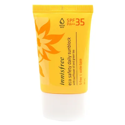 Innisfree Eco Safety, Daily Sunblock SPF35 PA++ (Krem do opalania z filtrem SPF35 PA++)
