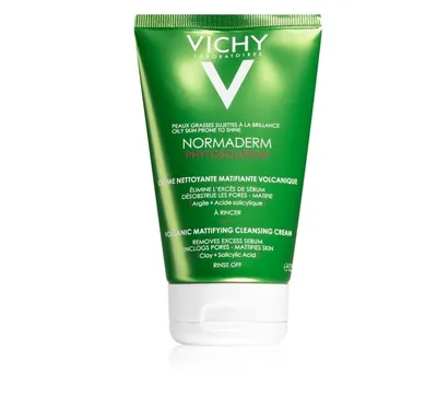 Vichy Normaderm Phytosolution, Volcanic Mattifying Cleansing Cream (Krem oczyszczający do skóry tłustej)