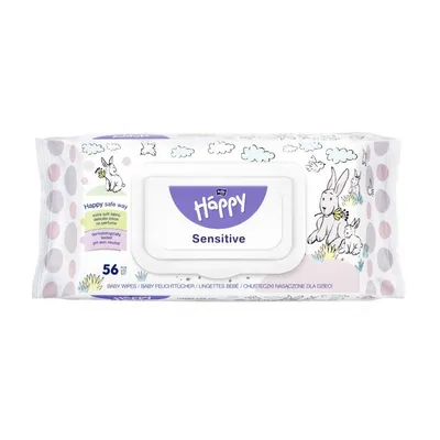 Bella Baby Happy Sensitive, Chusteczki nawilżane