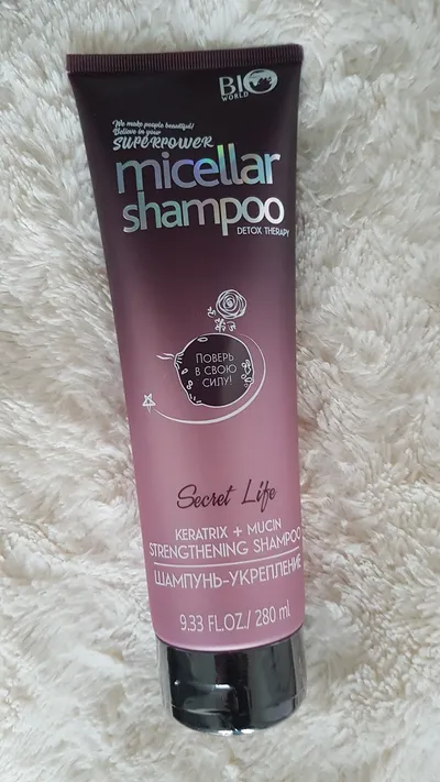Bio World Secret Life, Keratrix+Mucin Micellar Shampoo (Wzmacniający szampon do włosów)