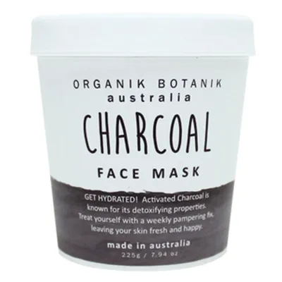 Organik Botanik Get Hydrated!, Charcoal Face Mask (Maska do twarzy z glinką i węglem)