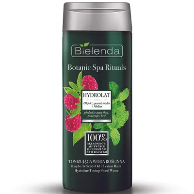 Bielenda Botanic Spa Rituals, Hydrolat `Olejek z pestek malin + Melisa`