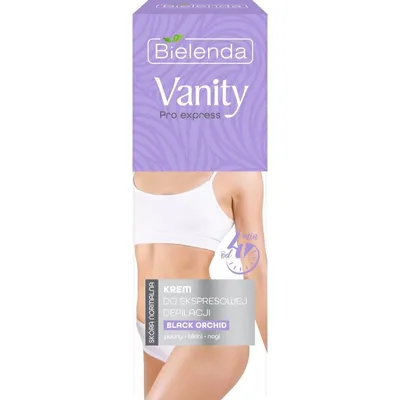 Bielenda Vanity Pro Express, Krem do ekspresowej depilacji do skóry normalnej `Black Orchid`